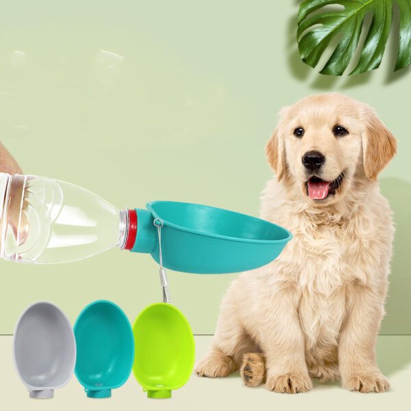 Portable Dog Drinking Bowl Outdoor Water Feeding Pet Outside Water Cup Dog Kettle For Small Breeds Dogs Pets Products - Image 3