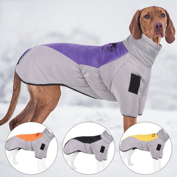New Pet Dog Clothes Thickened With Reflective Warmth Pet Supplies - Image 2