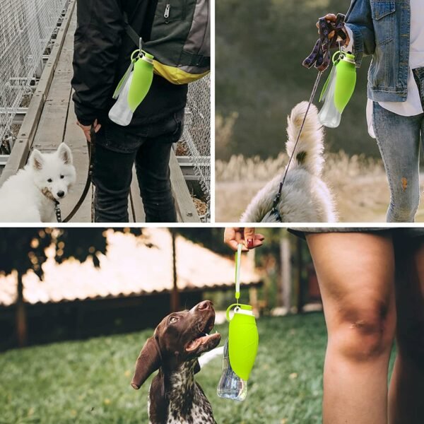 Portable Pet Water Dispenser Feeder Leak Proof With Drinking Cup Dish Bowl Dog Water Bottle - Image 2