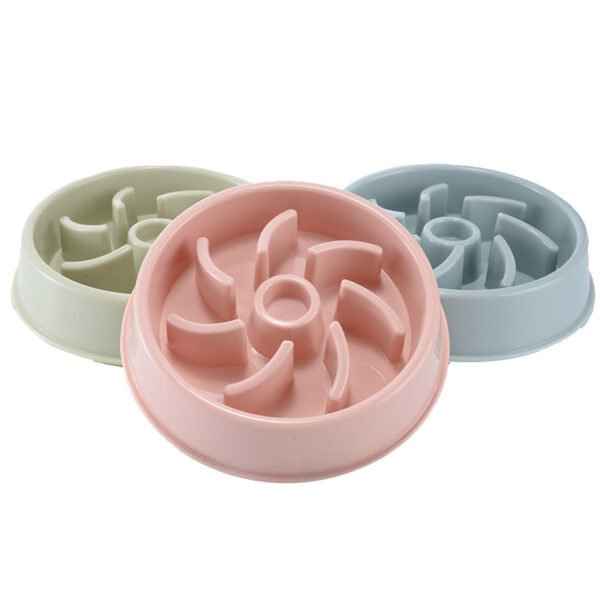 Plastic Pet Dogs And Cats Choke Prevention Slow Food Bowl - Image 3