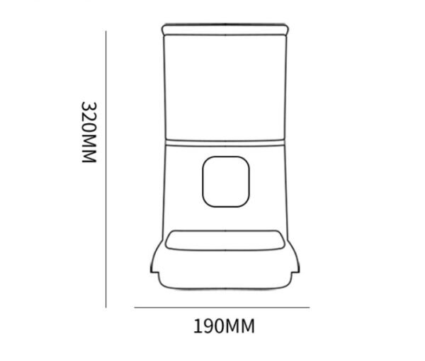 Pet Automatic Feeder Large Capacity Smart Voice Recorder APP Control Timer Feeding Cat Dog Food Dispenser With WiFi Pet Bowl - Image 9