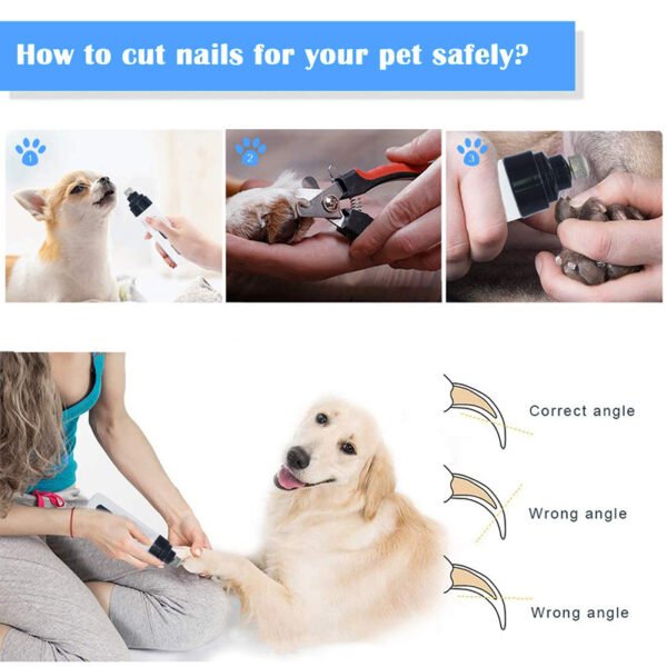 Pet Nail Polisher Electric Manicure USB Cleaning Supplies - Image 5
