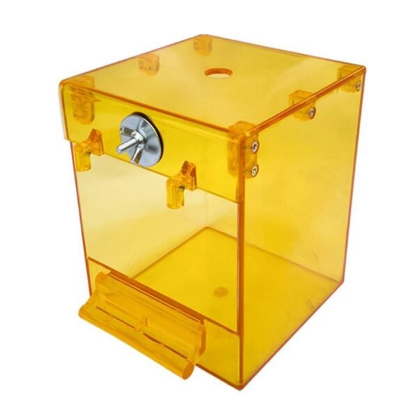 External Bird Bath Transparent Bath Square Basin Bird Supplies Pet Supplies - Image 2