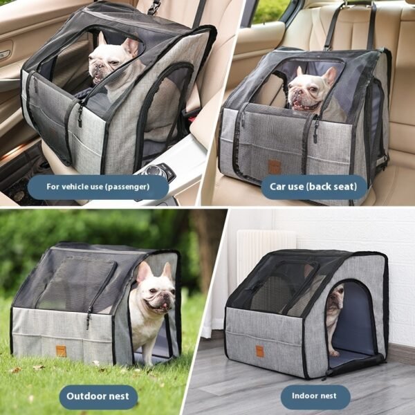 Portable Foldable Car Waterproof And Hard-wearing Pet Cage Thickened Dog Mat Car Pet Mat - Image 5