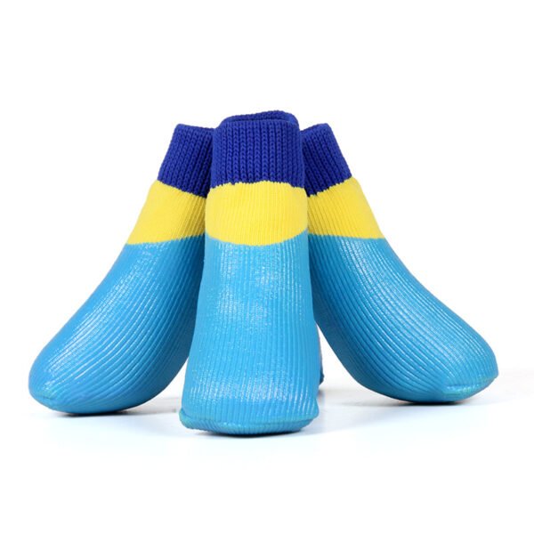 DogSocks Booties Shoes Big Dogs Waterproof Nonslip Rubber Sole, Pet Paw Protector, Elastic Top , for Outdoor Sports - Image 5
