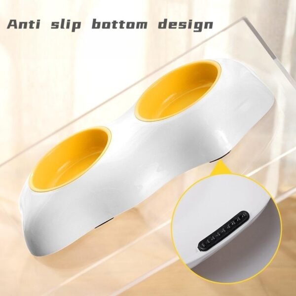 Egg-shaped Pet Bowl Drinking Water Single Bowl Double Bowl Pet Feeding Bowl - Image 4