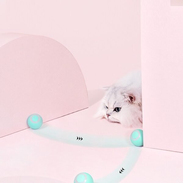 Self-Hi Relieving Stuffy Cat Teaser Smart Rolling Ball - Image 6