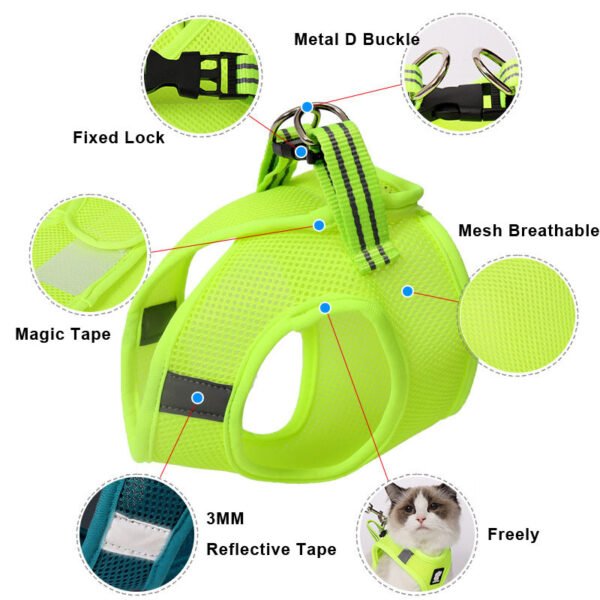 Anti-strike cat traction cat harness - Image 5