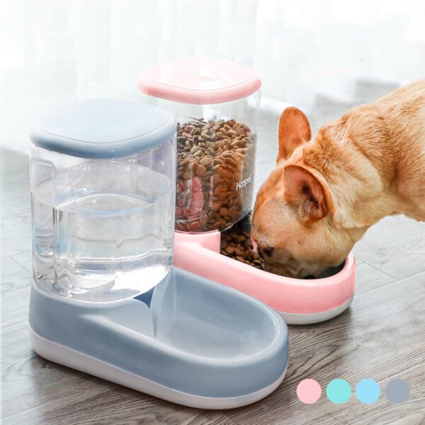 Pet water food dispenser