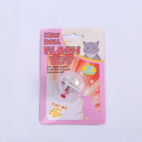 Cat Dog Toy Ball New Fashion Glowing Transparent Plastic Ball Pet Interactive Toy Funny Training Cat GlowBalls Toys Pet Products - Image 3