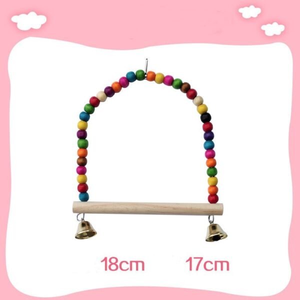 Parrot Bird With Toy Supplies Swing Ring Aerial Ladder Climbing Ladder - Image 5