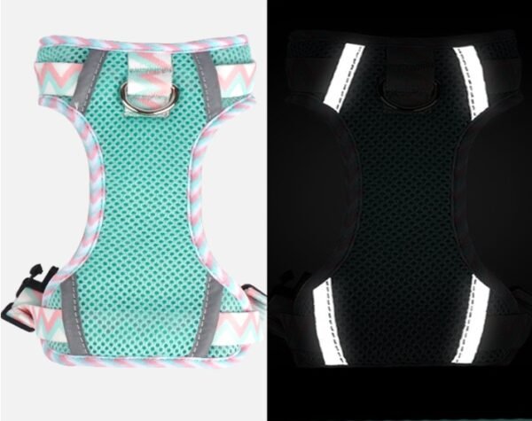 Dog Hand Holding Rope Vest Pet Harness Reflective Stripe - Image 6
