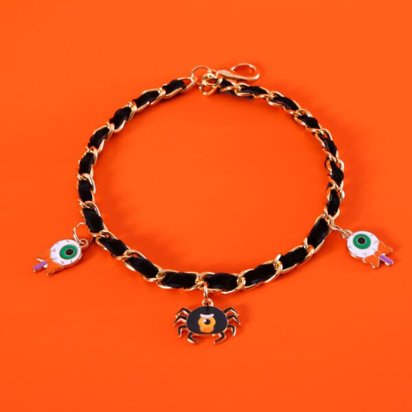 Pet Halloween Collar Velvet Dripping Bat Accessories - Image 5
