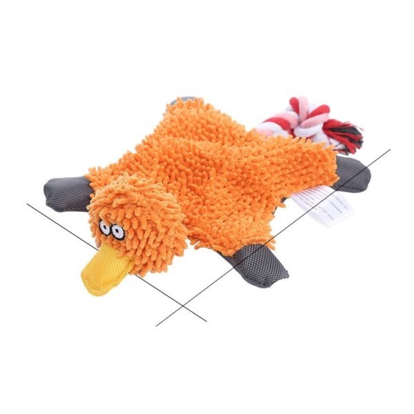 Pet Toy Donkey Shape Corduroy Chew Toy For Dogs Puppy Squeaker Squeaky Plush Bone Molar Dog Toy Pet Training Dog - Image 8