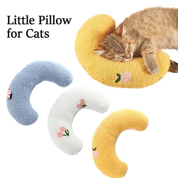 Little Pillow For Cats Fashion Neck Protector Deep Sleep Puppy U-Shaped Pillow - Image 7