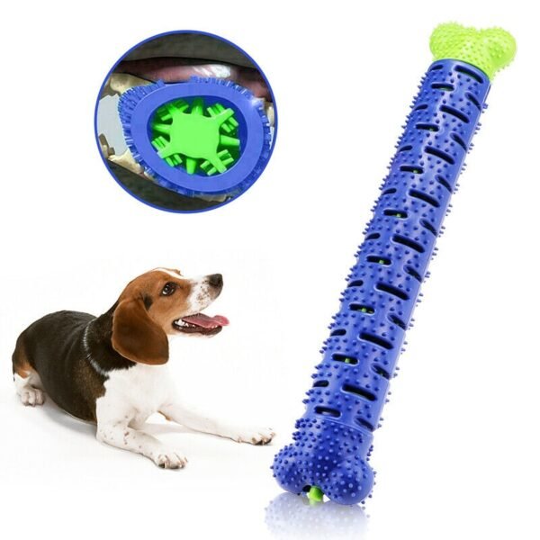 Dog Chew Toys Toothbrush Pets Molar Tooth Cleaning Brushing Stick Doggy Silicone - Image 7