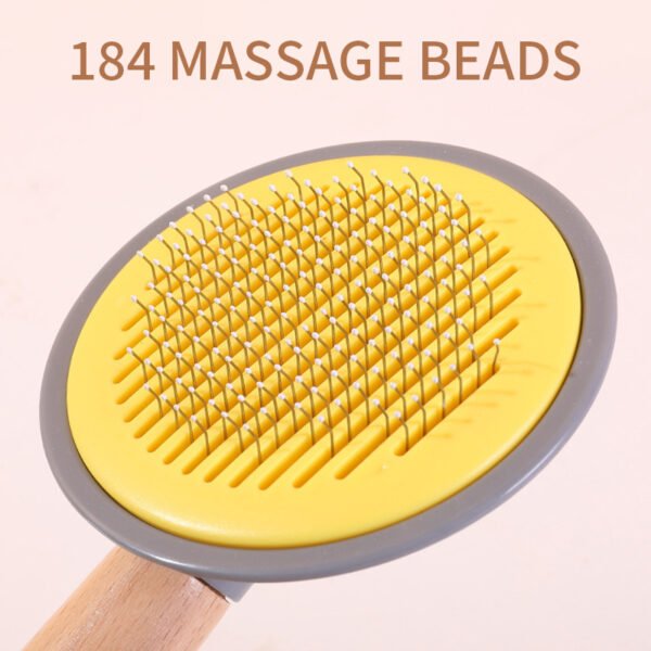 OneKey Pet Hair Remover Comb Pet Comb Grooming Brush Pet Hair Cleaner Brush Cat Shedding Brush Self Cleaning Slicker For Long & Short Hair Cats And Dogs - Image 5