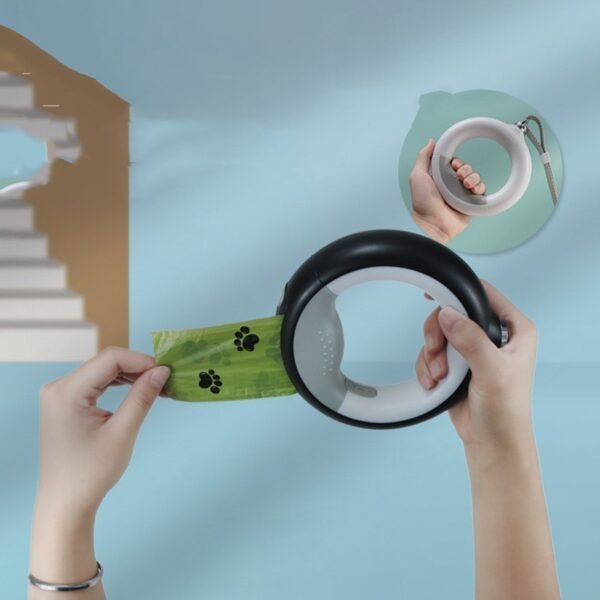 Luminous Automatic Telescopic Dog Rope Lamp Pets Products - Image 3