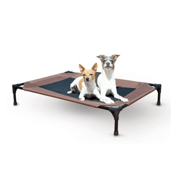 Pet bed dog moisture-proof removable washable stack dog bed Oxford cloth camp bed - Image 3