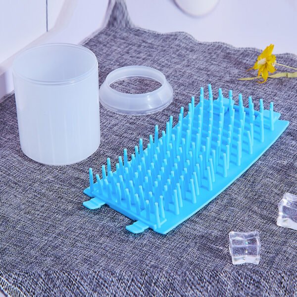 Pet Paw Cleaner Cleaning Kit Cup Soft Brush Can - Image 2