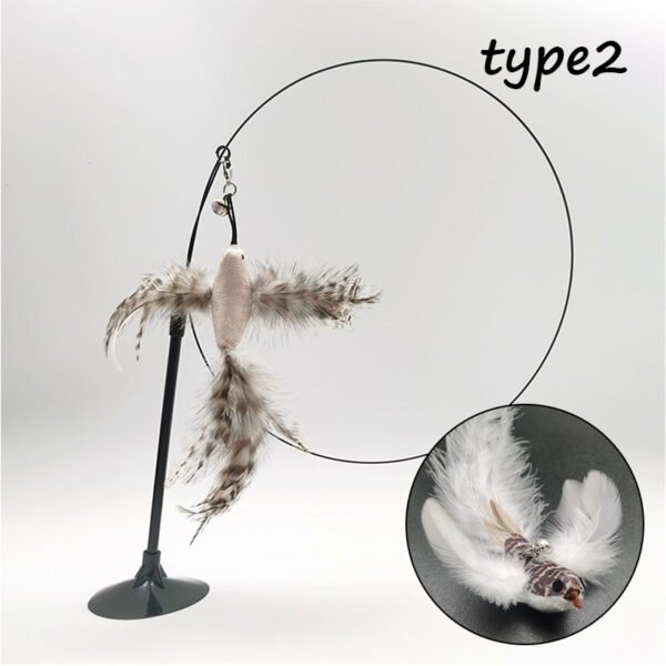 Detachable Wire Rod Sucker Cat Stick - Image 2