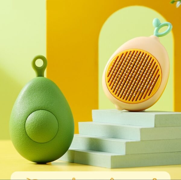 Creative Cat Grooming Comb Portable Massage Brush One-Button Remove Floating Hair Scraper Cats Dogs Pet Self Cleaning Tool Accessories - Image 2