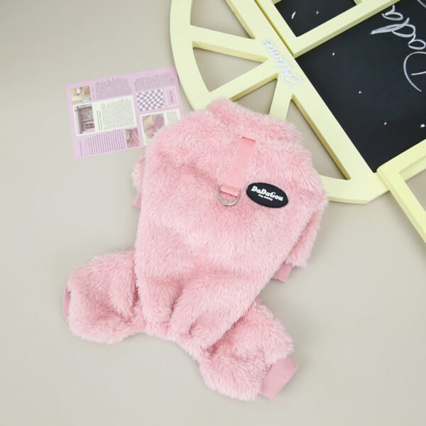 Pet Clothes Dog New Tricolor Pull Loop Four Leg Sweater Winter Keep Warm - Image 5