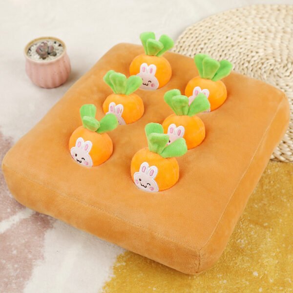 Carrot Pulling Doll Simulation Vegetable Field Plush Toy Pet Dog Cat Sniffing Toy Pet Products - Image 7