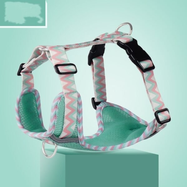 Dog Hand Holding Rope Vest Pet Harness Reflective Stripe - Image 2
