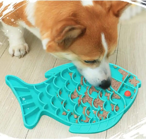 Silicone Lick Mat For Pet Dogs Slow Food Plate Rice Bowl For Small Medium Dog Anti Gulping Choking Feeder Puppy Treat Dispenser - Image 2