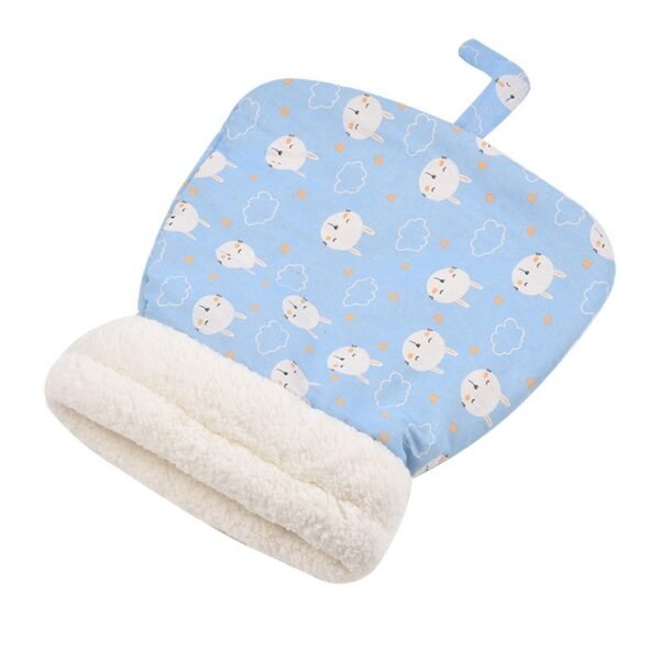 Lambswool Thickened Pocketable New Winter Linen Sleeping Bag Cat Nest - Image 6