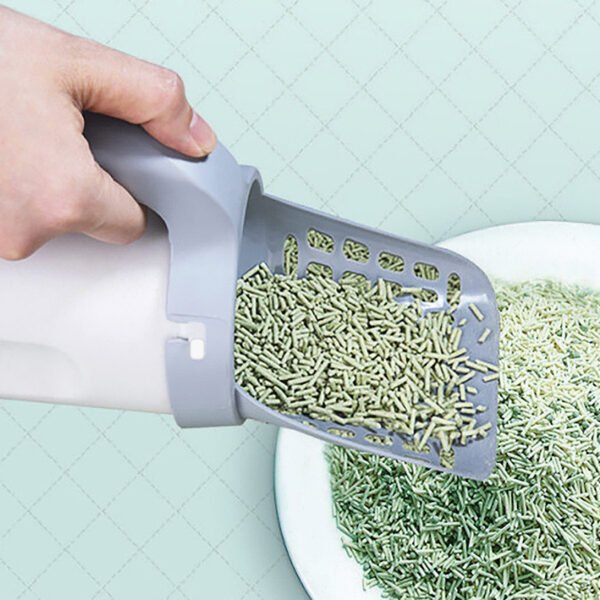 Plastic Cat Litter Scoop Pet Care Sand Waste Scooper Shovel Hollow Cleaning Tool - Image 2