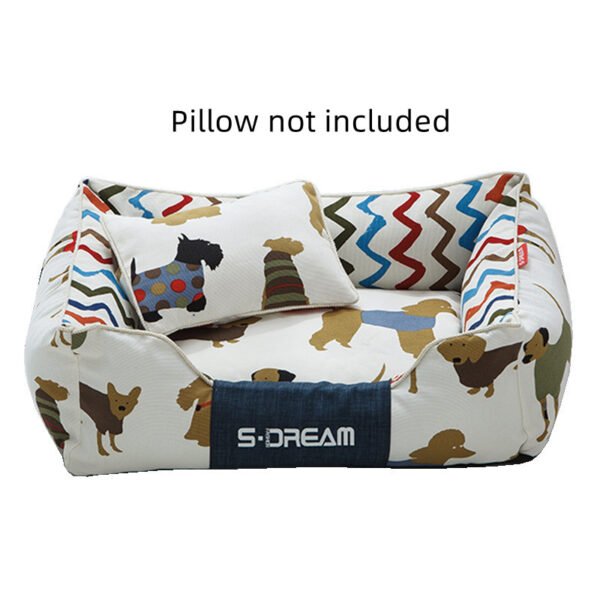 Dog Cat Bed Creativity Of Removable And Washable Large Dog Mat Pet House In Winter - Image 5