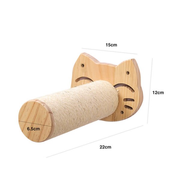 Pine Solid Wood DIY Cat Climbing Frame Cat Wall Hanging - Image 4