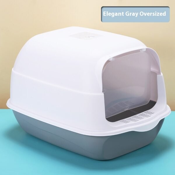 Litter Box Fully Enclosed Cat Toilet - Image 6
