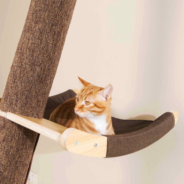 Solid Wood Large Cat Climbing Frame Cat Litter Cat Tree One Cat Shelf - Image 2