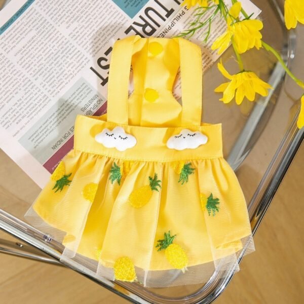 New Dog Clothes Cute Mesh Strawberry Strap Dress - Image 10