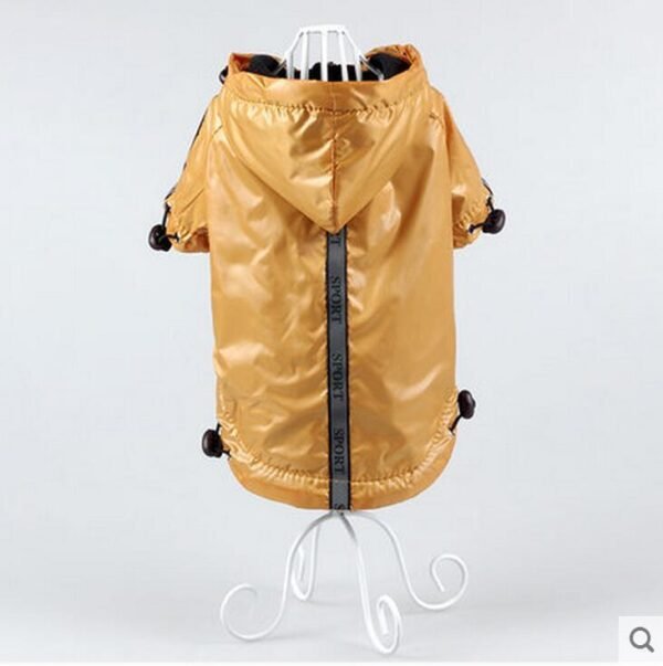Waterproof Hooded Warm Pet Dog Raincoat - Image 3