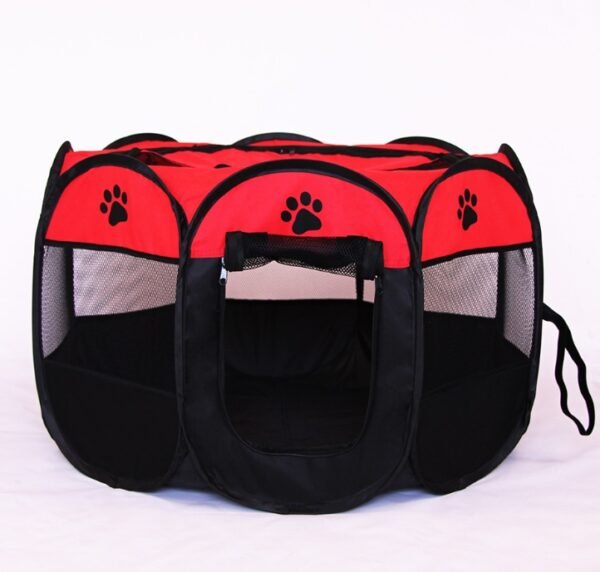 Fast folding octagonal pet fence, 600D Oxford cloth, waterproof and catching cat, dog cage, pet cage - Image 8