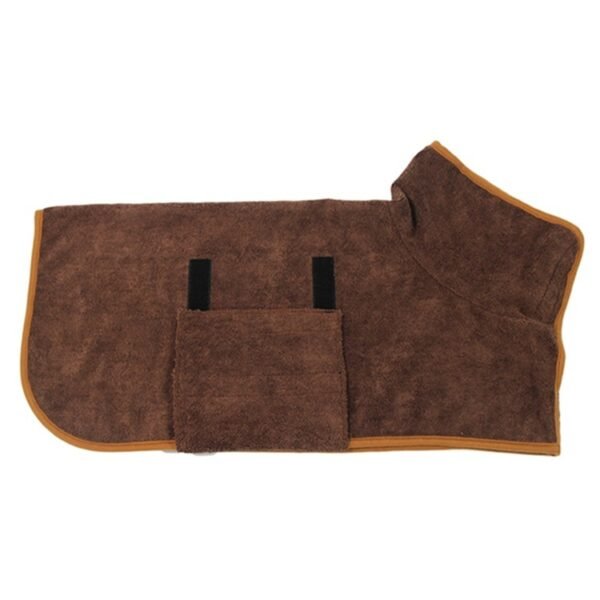Absorbent Pet Bathrobe With Waist-wrapped Microfiber - Image 10