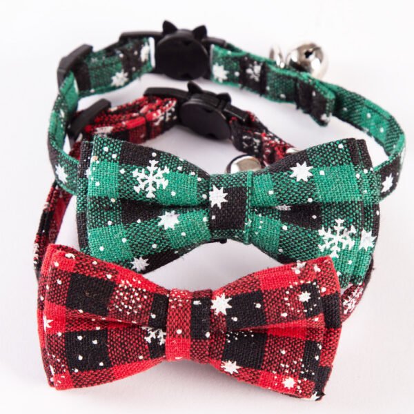 Pet Supplies Cat Bow Detachable Christmas - Image 4