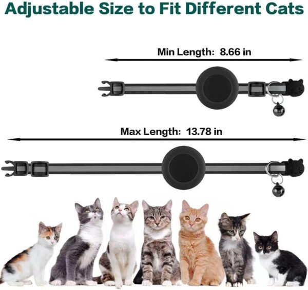 Applicable Airatg Pet Collar Kitten Puppy Reflective Anti-lost Pet Collar Neck - Image 9