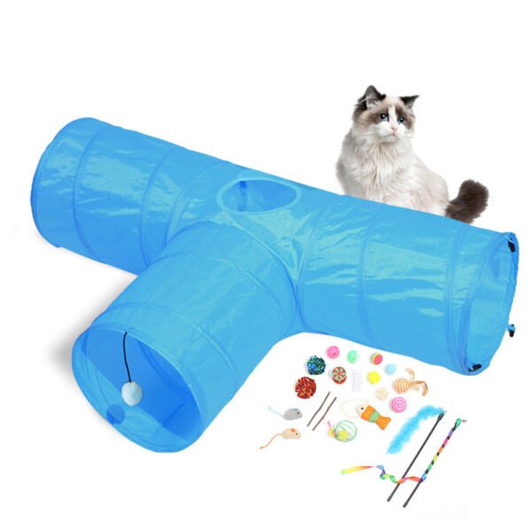 New Cat Tunnel Foldable Pet Climbing Path Cat Toys - Image 6