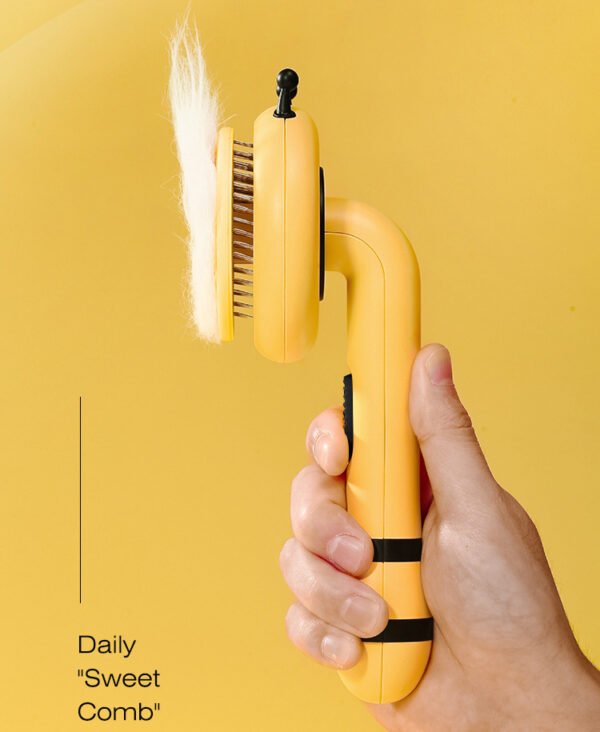 Little Bee Pet Needle Comb Cat Comb One Button Washing Artifact Pet Comb Hair Removal Pet Washing Brush Little Bee Pet Hair Removal Brush Comb - Gentle And Effective Grooming Tool For Dogs And Cats - Image 10