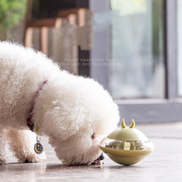 New Pet Supplies Rubber Flying Saucer Leaking Ball Toy - Image 2