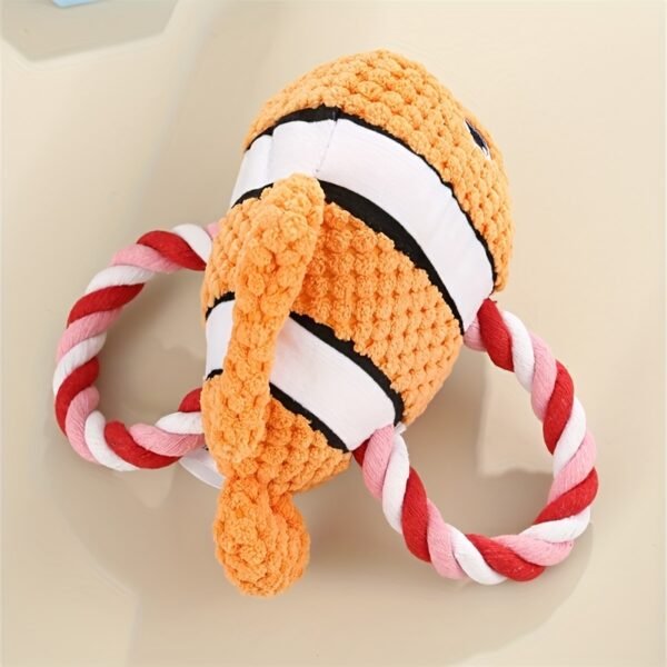 Pet Toys Turtle Shaped Dog Chewing Toys Interactive Pet Stuffed Toys Dog Knot Toys - Image 4