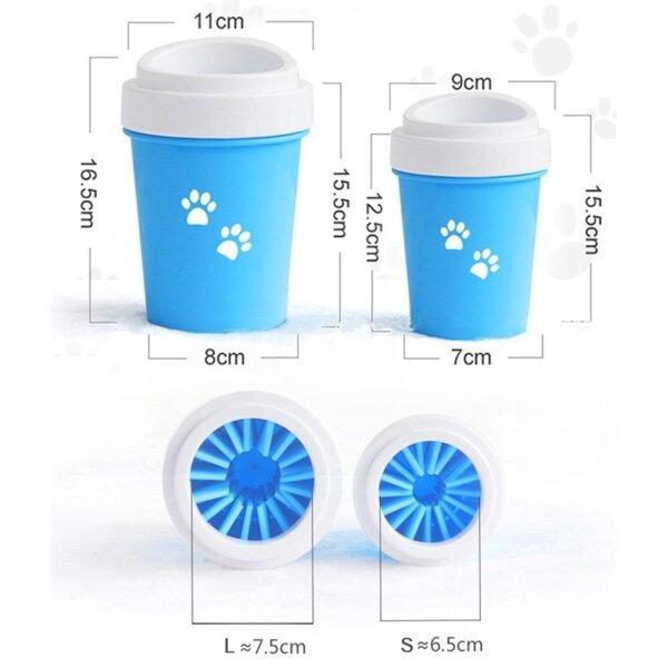 Dog foot washing cup cleaning product cat paw washer - Image 2
