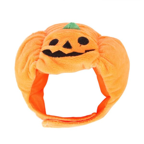 Pet Hat Halloween Funny Pumpkin Hat Cute Pet Animal Costume - Image 2