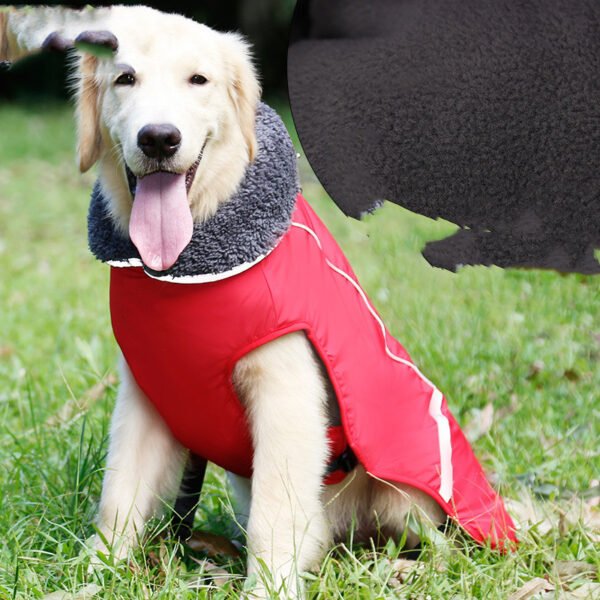 Reflective warm clothing for big dog - Image 2