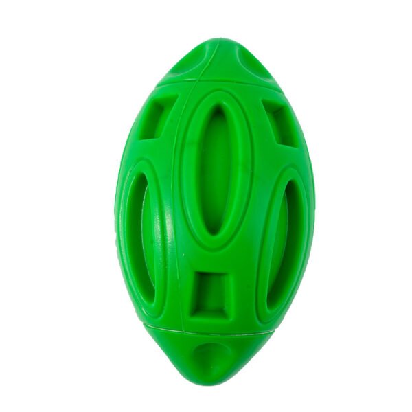 Pet Supplies Dog Toys Rubber Sounding Rugby Wear-Resistant Bite-Resistant Sounding Dog Ball - Image 8